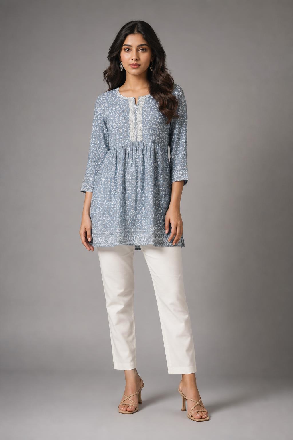 Premium Printed Short Kurti